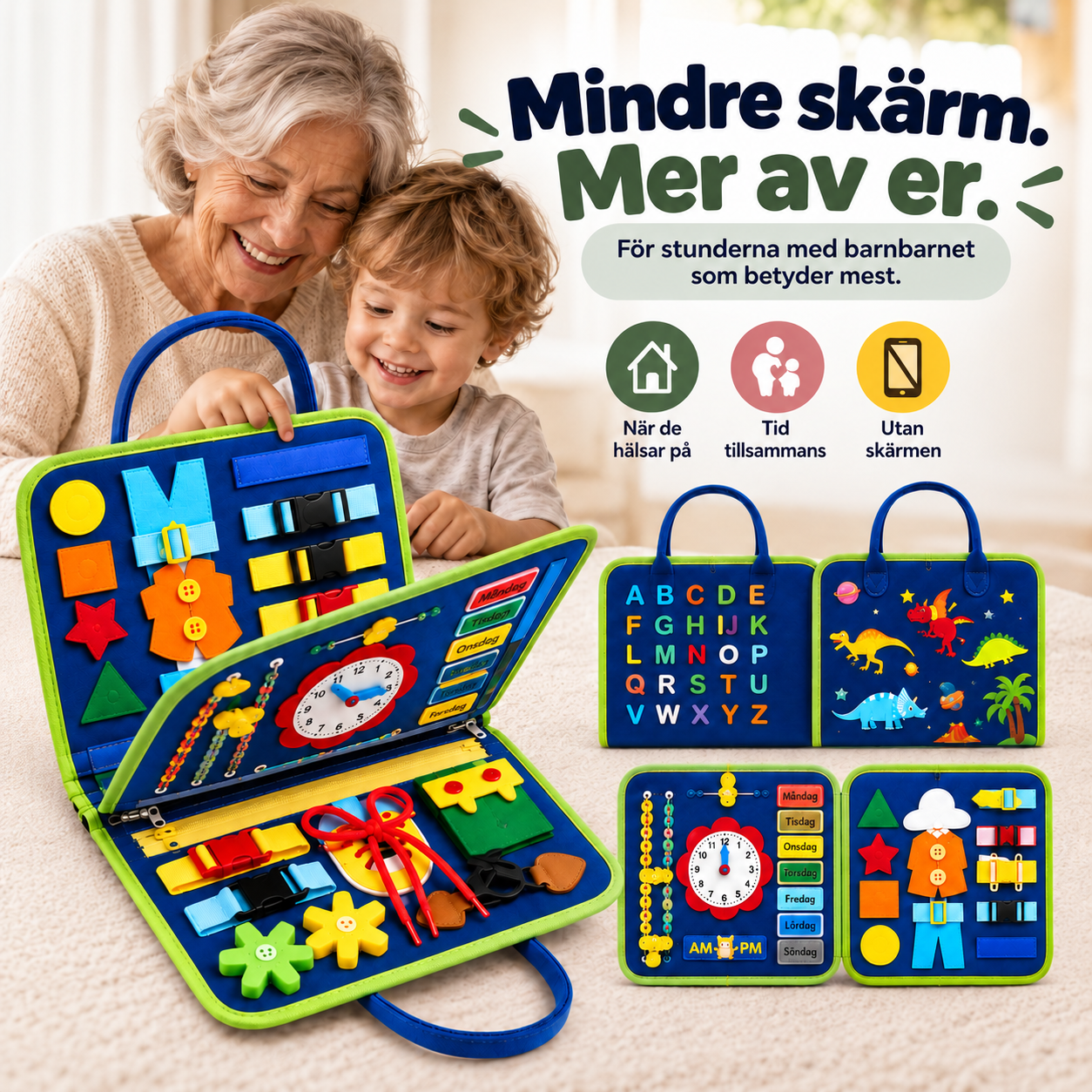 Klurisen™ — Boken som gör att barnbarnet vill komma tillbaka